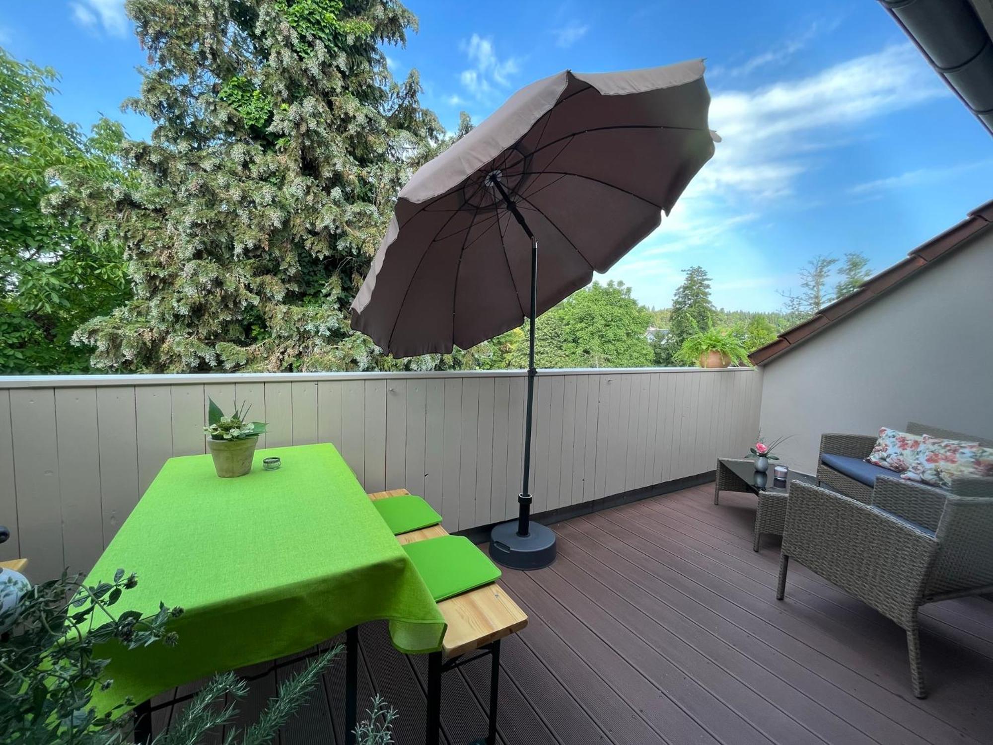 Schoene Wohnung, Bodenseenaehe Ravensburg Luaran gambar
